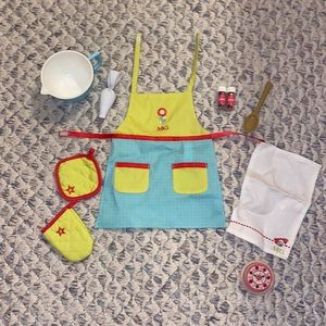 American Girl Doll Sweet Treats Baking Apron and Accessories